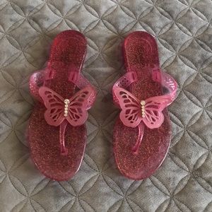Coach jelly slippers